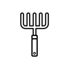 Fototapeta premium Rake - vector icon