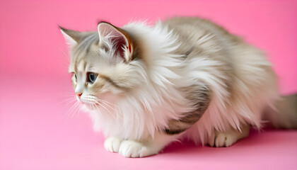 Persian Cute cat photo HD background 