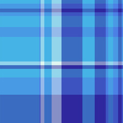 Fototapeta premium Striking abstract plaid pattern in vibrant shades of blue. Perfect for backgrounds, textiles, or website design. Clean, modern aesthetic with a versatile color palette.