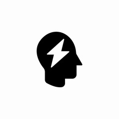 mind power icon sign vector