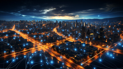 Fototapeta premium Holographic Financial Insight: Dynamic Data Visualizations in Motion