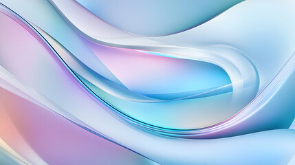 Fototapeta premium Soft hues intertwine in a captivating display of light and motion, creating a tranquil atmosphere