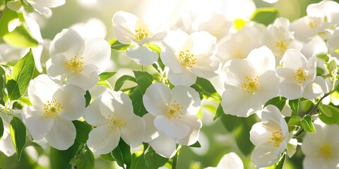 Obraz premium Delicate wildflowers gently swaying in sunlight, soft highlights revealing intricate details, editorial style