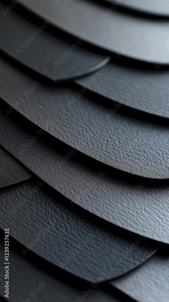 Poster designers can explore creativity with a textured black layered background for artistic projects and 