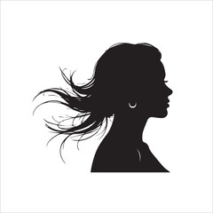 silhouette of a woman