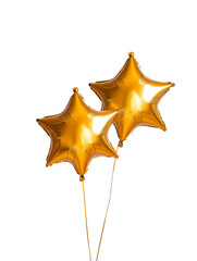 Obraz premium Gold star balloon for party and celebration