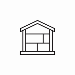 house scheme icon sign vector