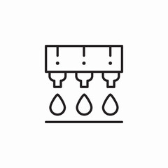 ink drops icon sign vector