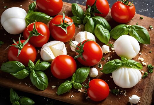 close vibrant fresh ingredients arranged thoughtfully wooden cutting board capturing essence culinary creativity, avocados, berries, butter, carrots