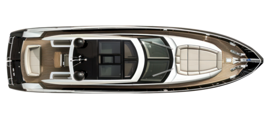 PNG Luxury yacht aerial view