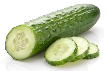  fresh Cucumber, showcasing its vibrant color and crisp texture.