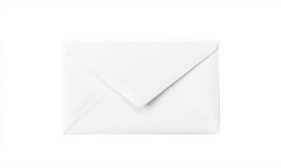 clean, white envelope mockup on white background, perfect for branding or design projects. Ideal for showcasing stationery or invitations