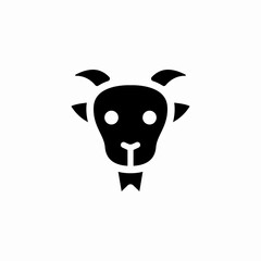 goat animal icon sign vector