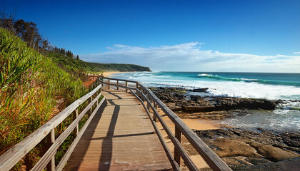terrigal boardwalk from main beach to the haven