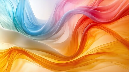 Fototapeta premium Abstract Colorful Swirling Fabric Design