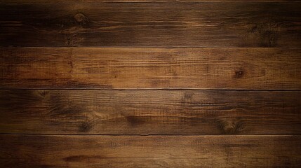 Fototapeta premium Dark Brown Wooden Planks Horizontal Composition, Rustic Texture, Background Image, Wood Grain wood texture, wooden background