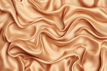 Obraz premium Luxurious Golden Silk Fabric Drape Texture Background