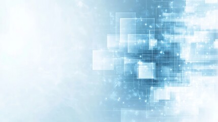 Obraz premium Blue Abstract Technology Background