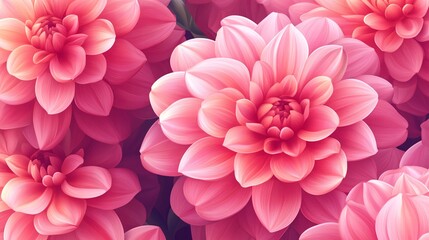 Pink Dahlia Blossoms Represent Beauty, Gratitude, and Elegance