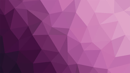Magenta poly background texture, 3d rendering, vector illustration.