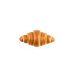 Croissant, Flaky Pastry, Breakfast Treat, Transparent PNG, AI-Generated