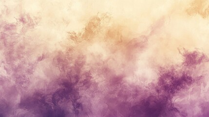 Obraz premium Abstract Watercolor Background with Pastel Purple and Yellow Tones