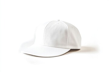 Fototapeta premium White cap isolated on white background