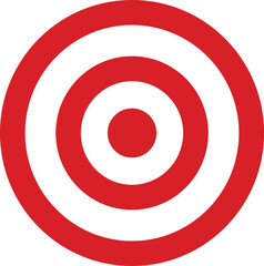 Target isolated on white