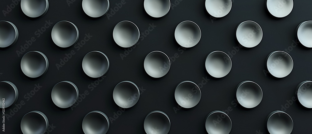 Poster abstraction punch card top view seamless pattern c_013