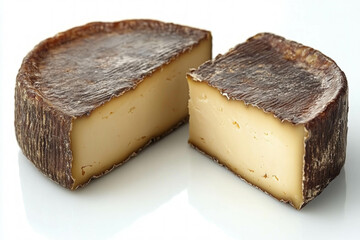 American Cheese Slices Isolated