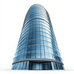 Obraz premium 3d Building Isolated On White