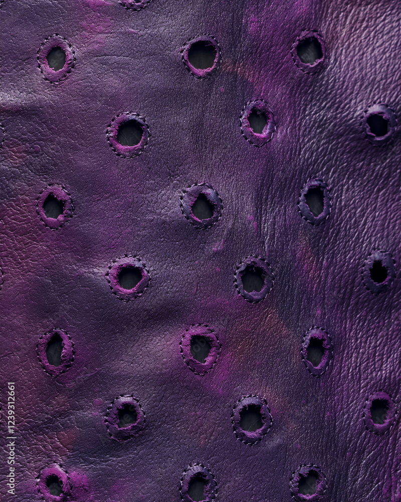 Poster abstraction punch card top view seamless pattern c_017