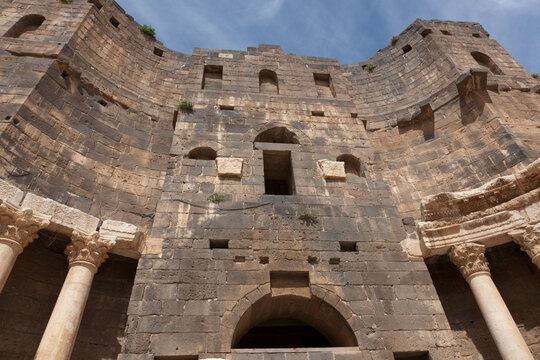 Syria Busra on a cloudy summer day