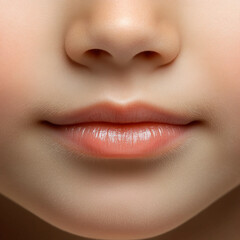 Obraz premium Child Mouth Isolated