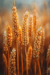 The serene image of a breeze through tall grass fields, bathed in warm, soft light, evokes calm and relaxation. Perfect as a soothing background for inspirational posters or wellness designs.