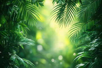 Obraz premium Tropical Background Vector