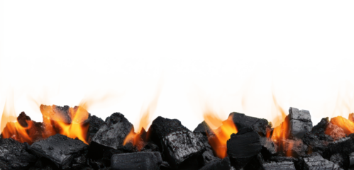 PNG Charcoal For Barbecue flames coals background.