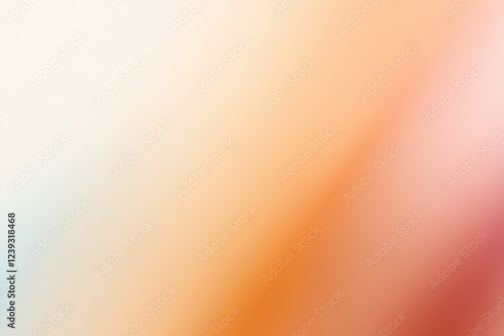 Poster soft pastel abstract gradient background with orange blush and light tones perfect for design print 