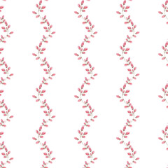 Seamless watercolor floral pattern. Autumn. Pattern for fabric. Home textiles. Tablecloth. Watercolor. Texture. Scrapbooking. Flowers Autumn. Spring.