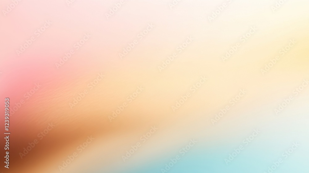 Poster soft pastel gradient background with calming tones for design and decoration uses in soothing digita