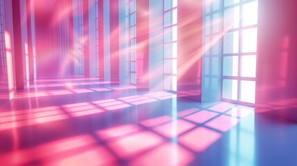 Fototapeta premium geometric sharp stripes Holographic Projections So_001