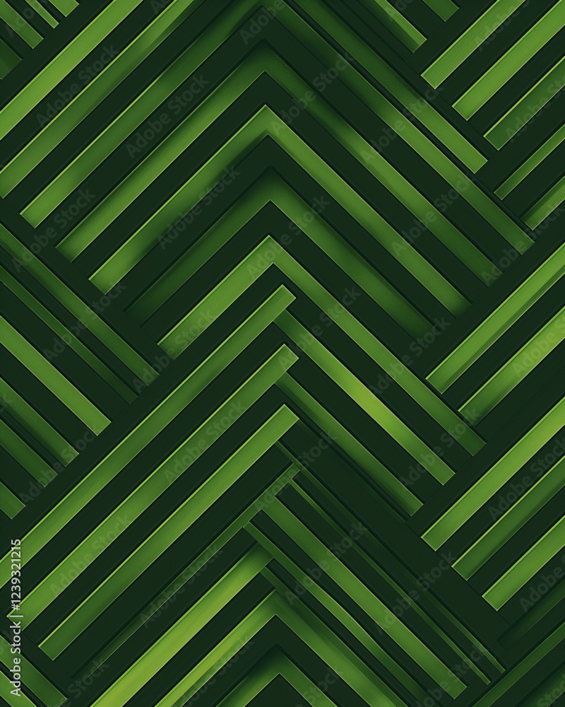 Poster geometric sharp stripes top view seamless pattern _009
