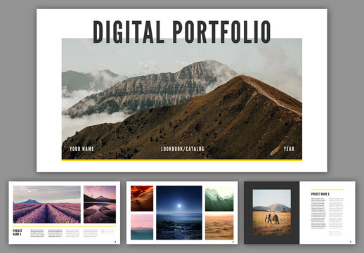 Digital Portfolio Layout