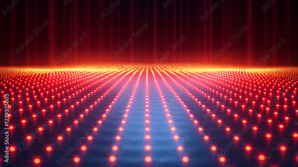Poster morse code dots in rows subsurface scattering meta_001