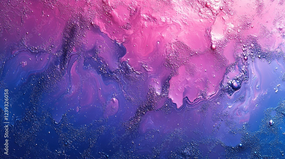 Aufkleber fluid abstract art digital creation colorful patterns creative space top-down perspective modern aes