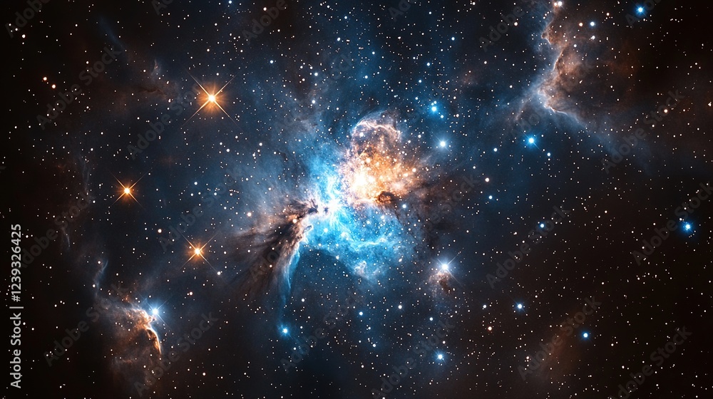 Aufkleber exploring cosmic wonders outer space astronomy image nebulae deep space astrophysics