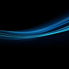 abstract blue wave background
