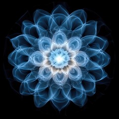 Obraz premium Icy Abstract Flower