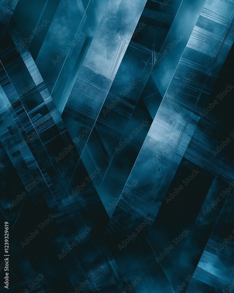 Poster strips pieces fusion transition from one texture t_001