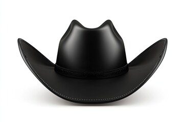 Black hat isolated on white background